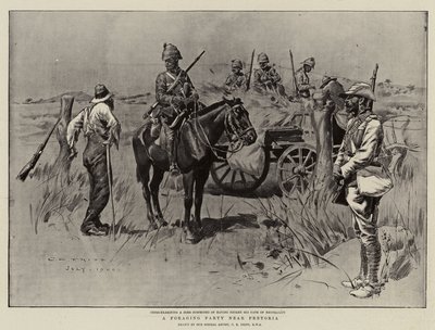 A Foraging Party near Pretoria by Charles Edwin Fripp